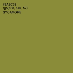 #8A8C39 - Sycamore Color Image