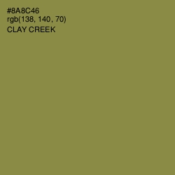 #8A8C46 - Clay Creek Color Image