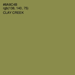 #8A8C4B - Clay Creek Color Image