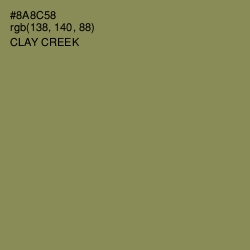 #8A8C58 - Clay Creek Color Image