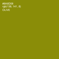 #8A8D08 - Olive Color Image