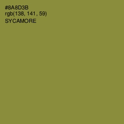 #8A8D3B - Sycamore Color Image