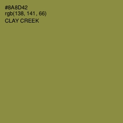 #8A8D42 - Clay Creek Color Image