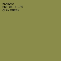 #8A8D4A - Clay Creek Color Image