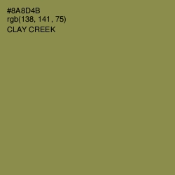 #8A8D4B - Clay Creek Color Image