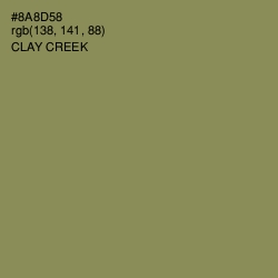 #8A8D58 - Clay Creek Color Image