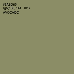 #8A8D65 - Avocado Color Image