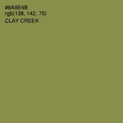 #8A8E4B - Clay Creek Color Image