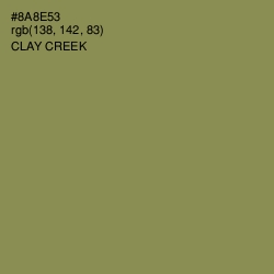 #8A8E53 - Clay Creek Color Image