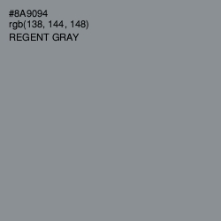 #8A9094 - Regent Gray Color Image