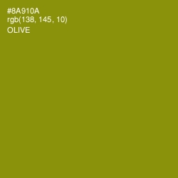 #8A910A - Olive Color Image