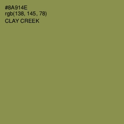 #8A914E - Clay Creek Color Image