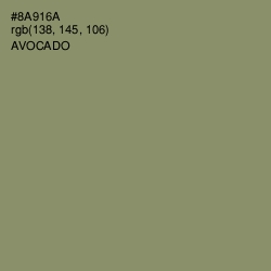 #8A916A - Avocado Color Image