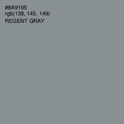 #8A9195 - Regent Gray Color Image
