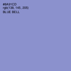 #8A91CD - Blue Bell Color Image
