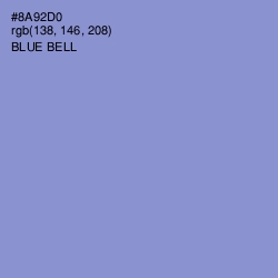 #8A92D0 - Blue Bell Color Image