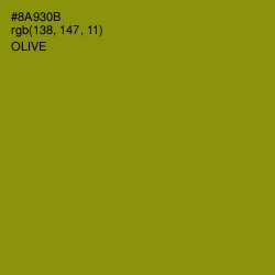 #8A930B - Olive Color Image