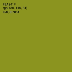 #8A941F - Hacienda Color Image
