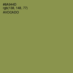 #8A944D - Avocado Color Image