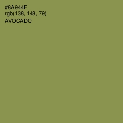 #8A944F - Avocado Color Image