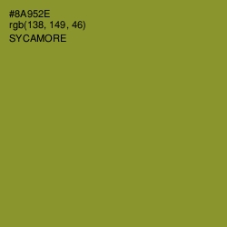 #8A952E - Sycamore Color Image