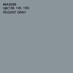 #8A959B - Regent Gray Color Image