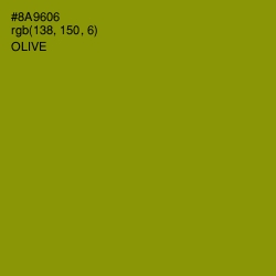 #8A9606 - Olive Color Image