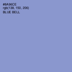 #8A96CE - Blue Bell Color Image