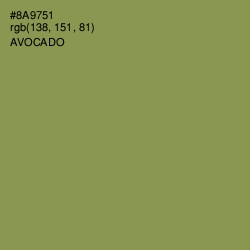 #8A9751 - Avocado Color Image