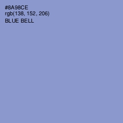 #8A98CE - Blue Bell Color Image