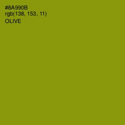 #8A990B - Olive Color Image