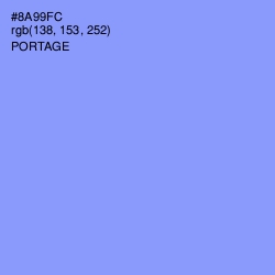 #8A99FC - Portage Color Image