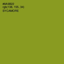 #8A9B22 - Sycamore Color Image