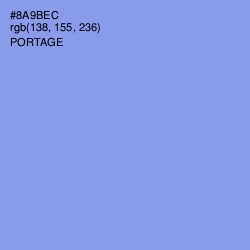 #8A9BEC - Portage Color Image