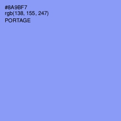 #8A9BF7 - Portage Color Image