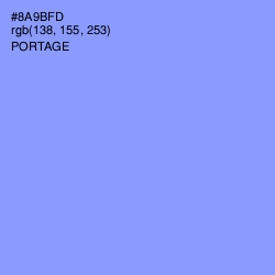 #8A9BFD - Portage Color Image