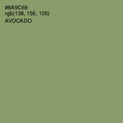 #8A9C69 - Avocado Color Image