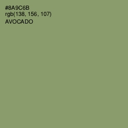 #8A9C6B - Avocado Color Image