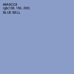 #8A9CC8 - Blue Bell Color Image