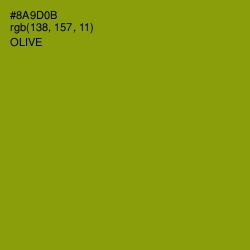 #8A9D0B - Olive Color Image