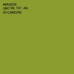 #8A9D2E - Sycamore Color Image