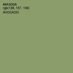 #8A9D6A - Avocado Color Image