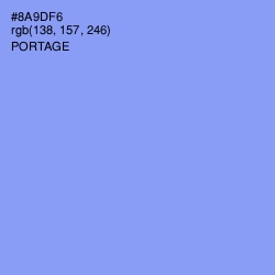 #8A9DF6 - Portage Color Image