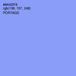 #8A9DF8 - Portage Color Image
