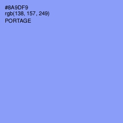 #8A9DF9 - Portage Color Image