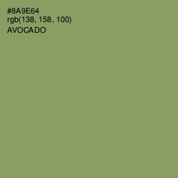 #8A9E64 - Avocado Color Image