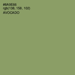 #8A9E66 - Avocado Color Image