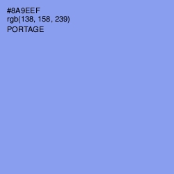 #8A9EEF - Portage Color Image