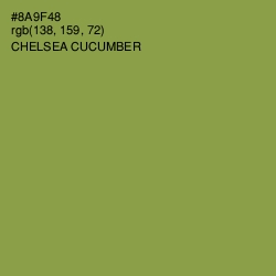 #8A9F48 - Chelsea Cucumber Color Image