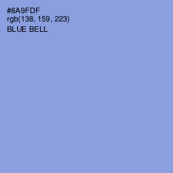 #8A9FDF - Blue Bell Color Image